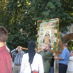 остров Талабск. Крестный ход 2007