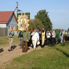 остров Талабск. Крестный ход 2007